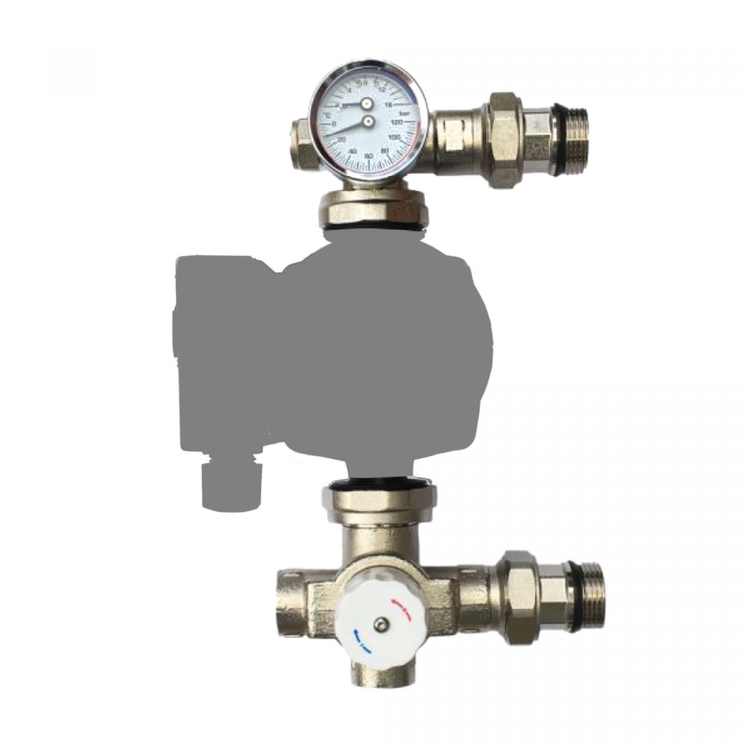 Wilo A-Rated Underfloor Heating Pump & Thermostatic Mixing Valve Set - UFH Pump Set - Image 4