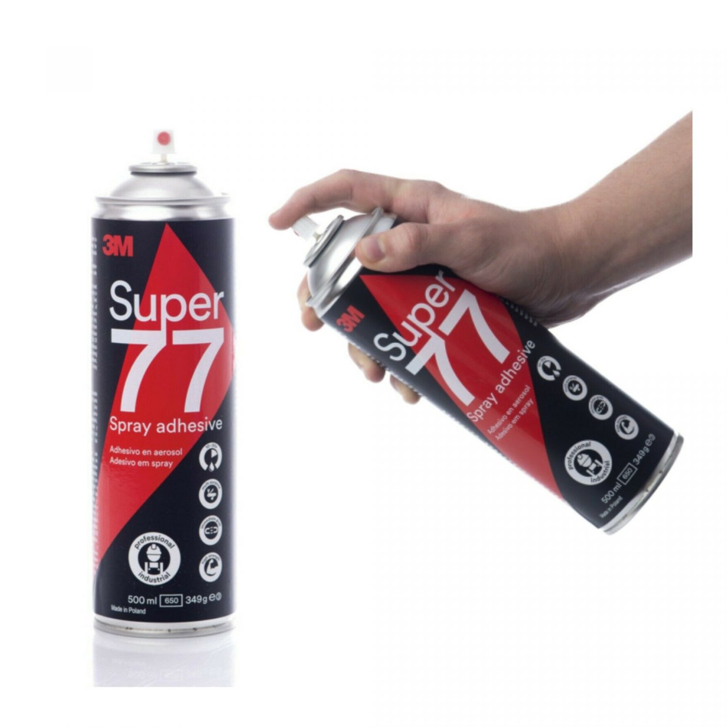 3M 77 Spray Scotch Weld Carpet Foam Glue Adhesive - Depron Foam Adhesive - Multipurpose