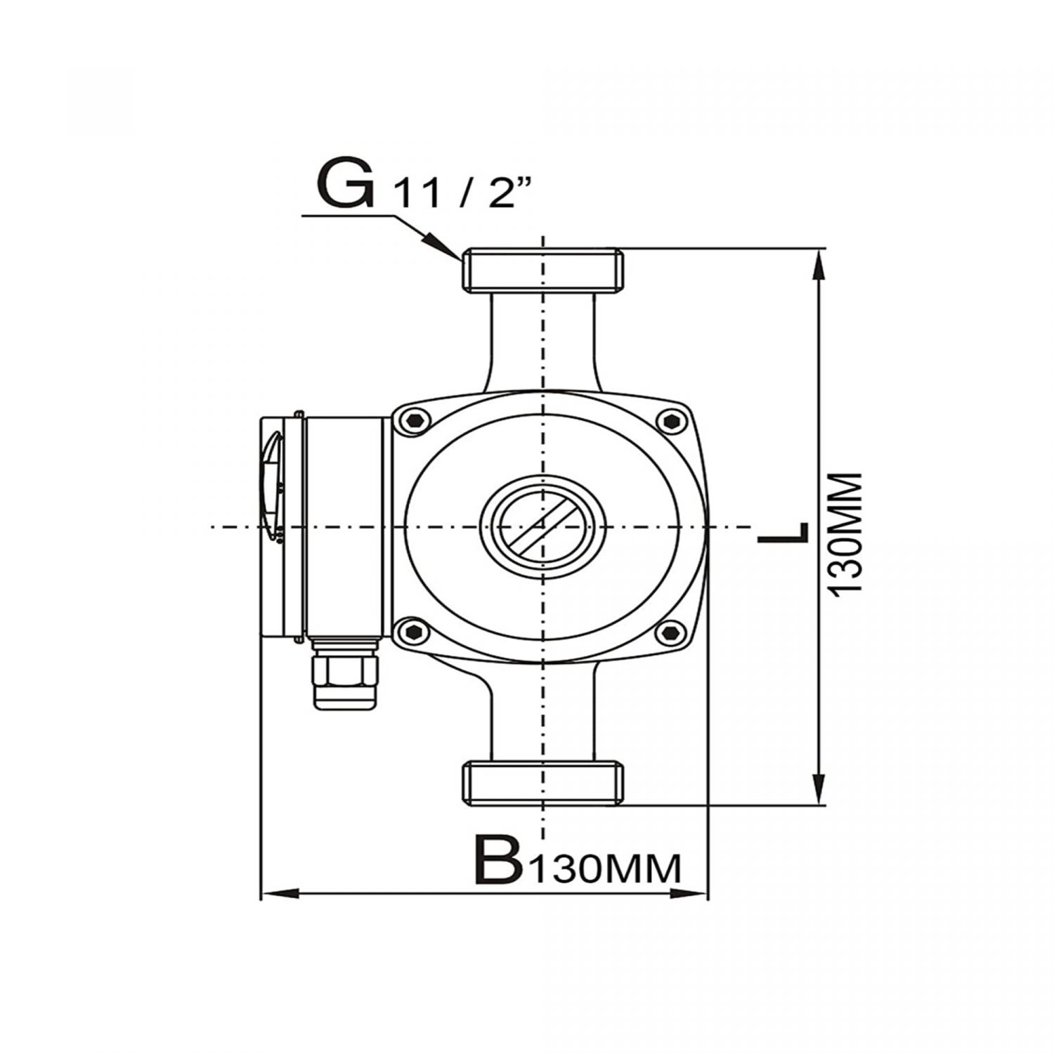 Bastion Single Zone Underfloor Heating Manifold With Standard Bastion Pump & Thermostatic Mixing Valve Unit - Image 6