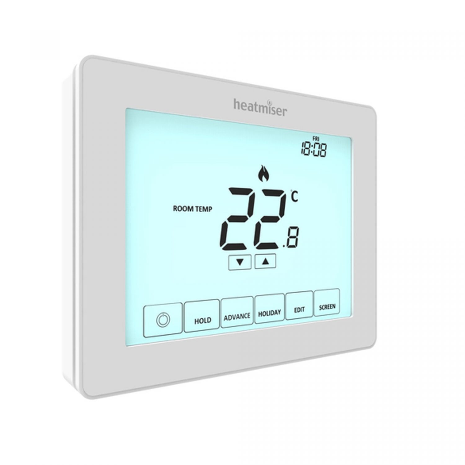 Heatmiser Programmable Touchscreen Room Thermostat - Touch v2
