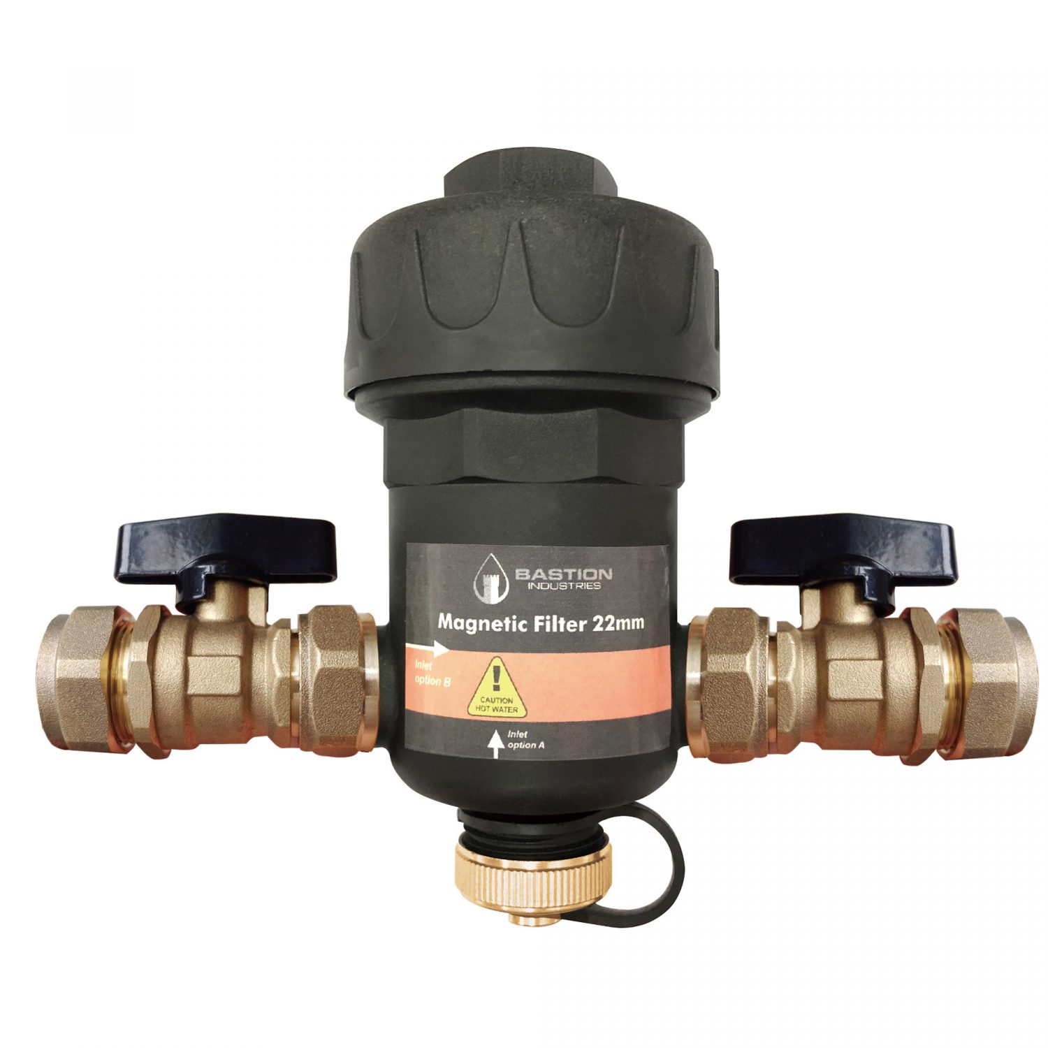 BASTION 22mm Magnetic Filter - Mag Clean - For Boilers or Underfloor Heating Manifold Systems - Mag Sweeper - Stainless Steel Non Ferrous Filter - Image 3