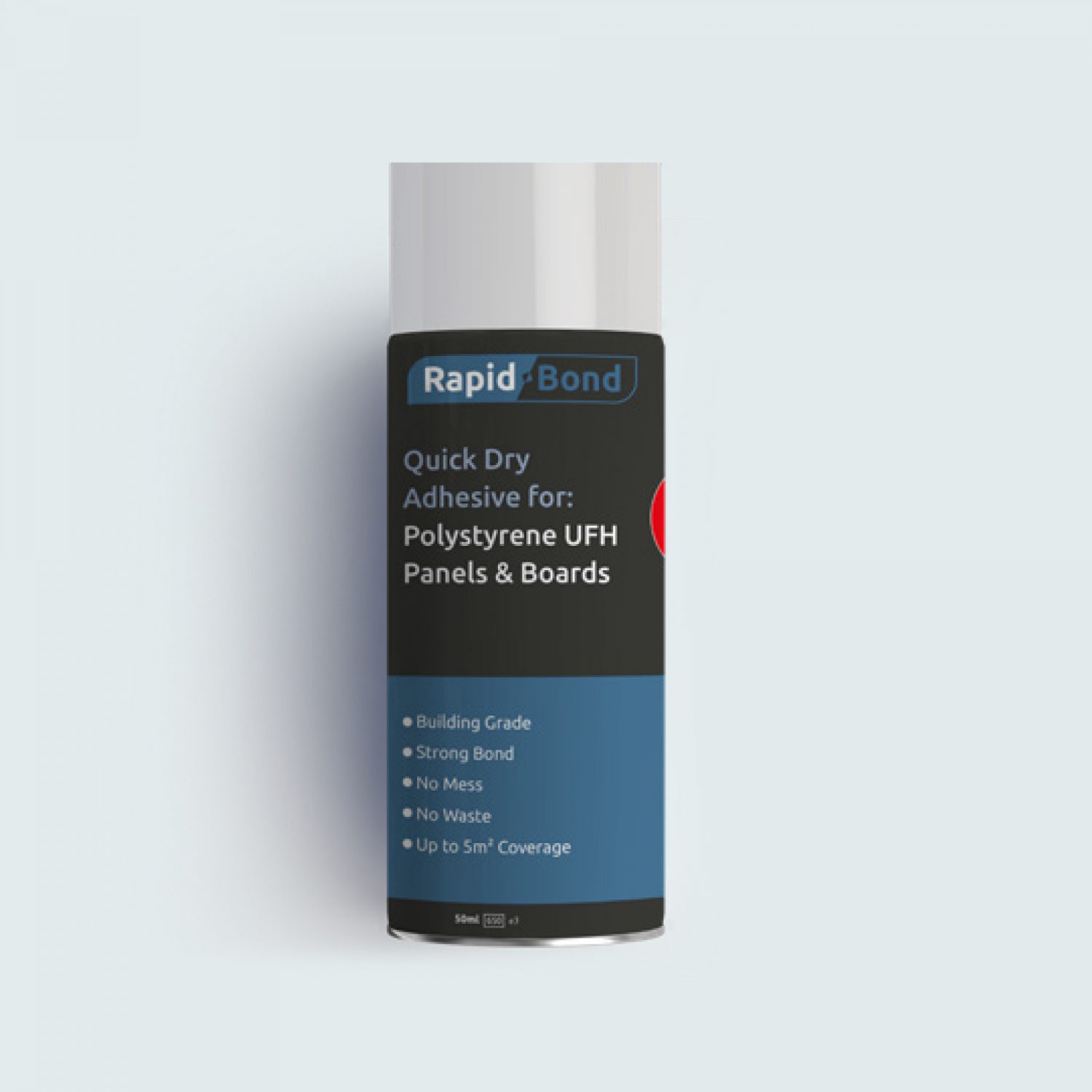 Rapid Bond Spray Glue - Quick Dry Adhesive For: Polystyrene UFH Panels and Boards