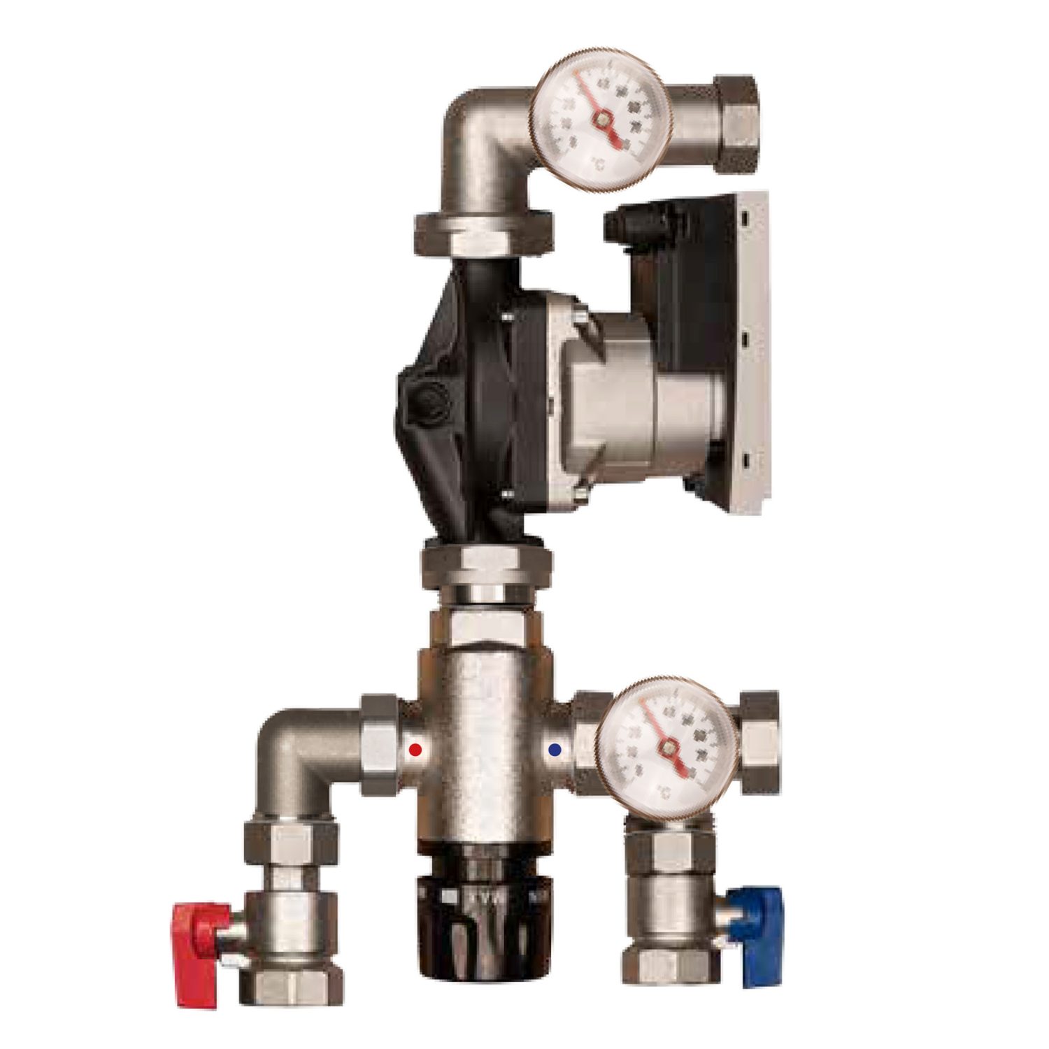 Grundfos EuP Pump With Thermostatic Mixing Valve Set - Premium UFH Pump Pack - Image 3