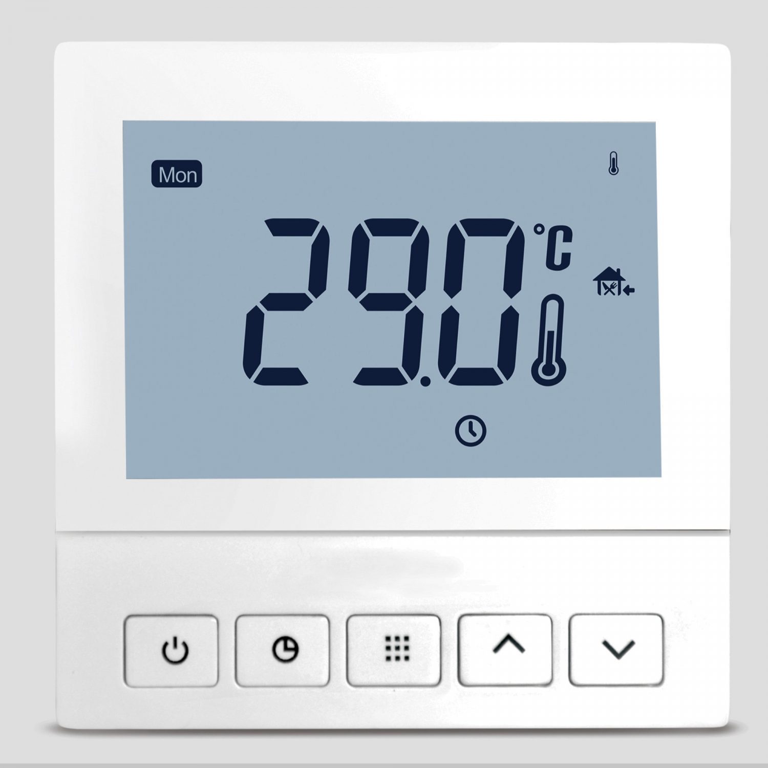 Water Underfloor Heating Thermostat Programmable 3 AMP Room Stat with Air Sensor in White - Image 2