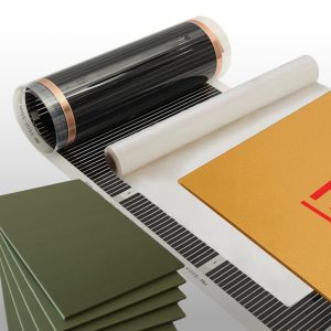 Electric Underfloor Heating For Carpet & Vinyl Floors - Carbon Mat Kit 130wm2