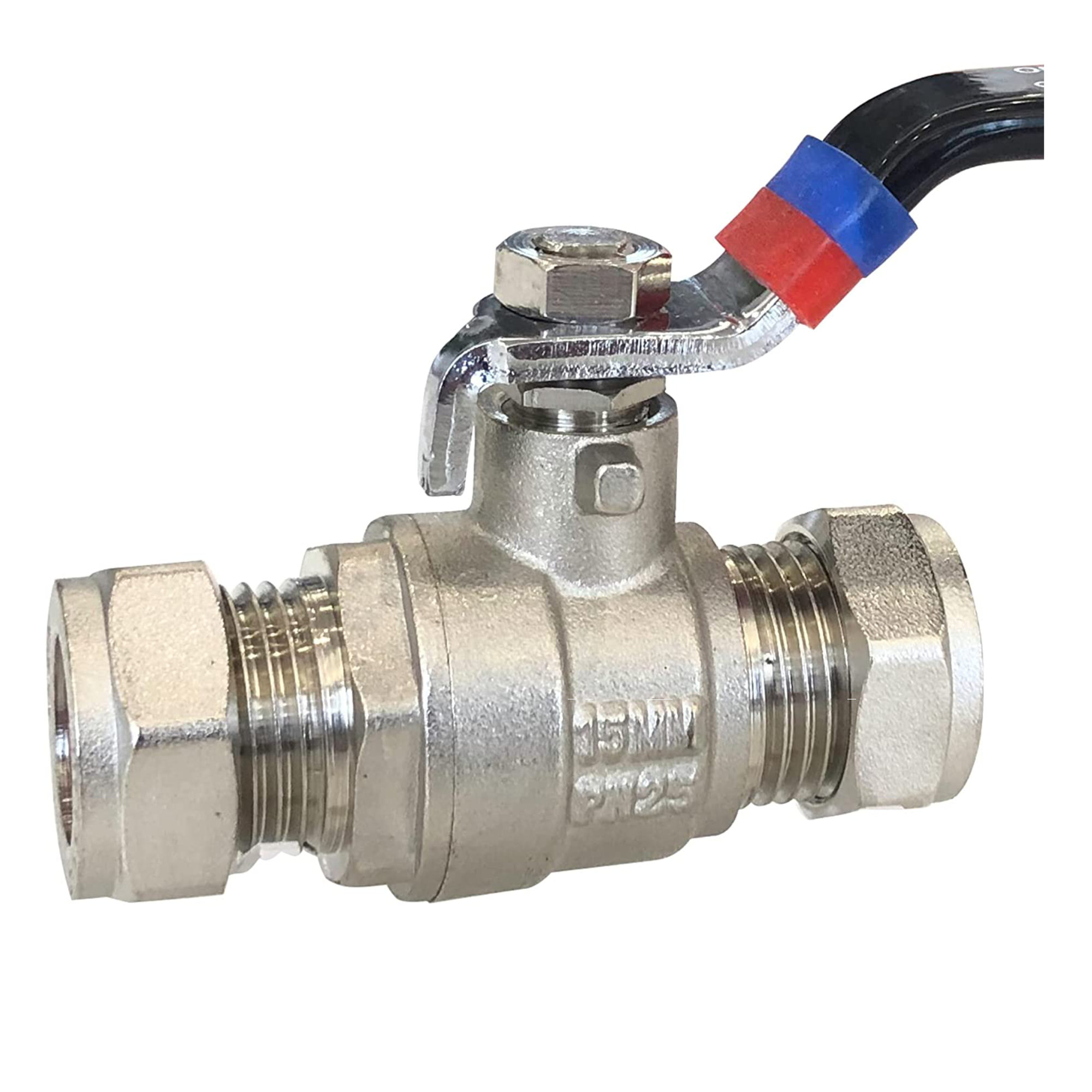 Lever Ball Valve Full Bore Handle Compression Fitting 15-35mm Wras Approved Hot and Cold Water Isolation