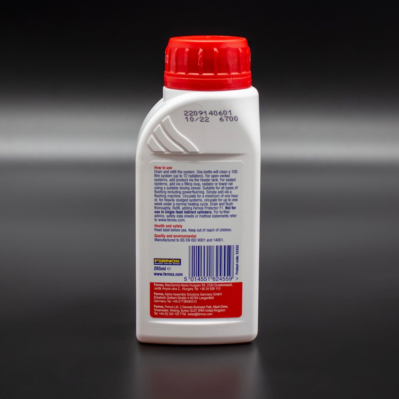 Fernox F3 Cleaner 256ml Safe PH Neutral Underfloor & Central Heating Systems - Image 4