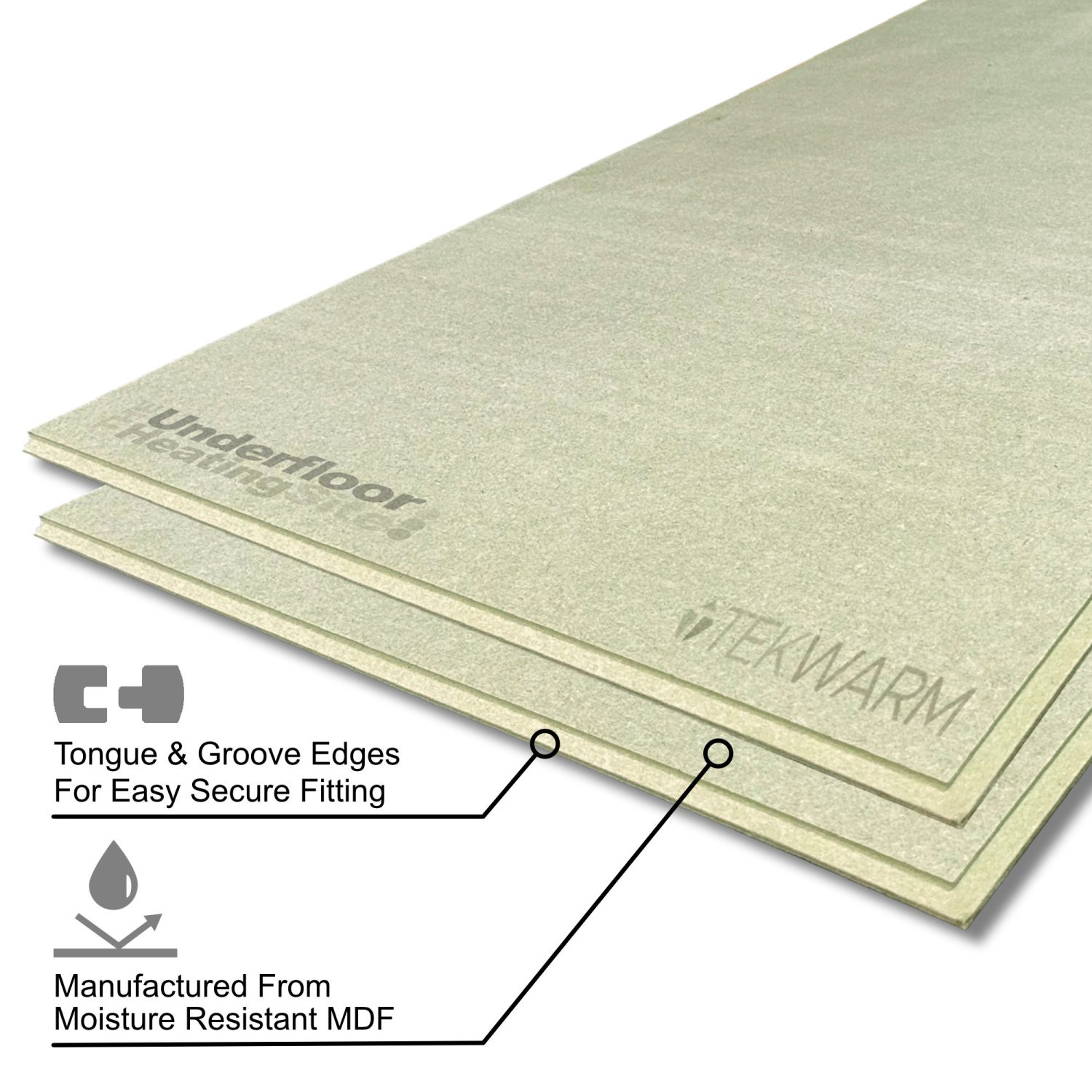 Moisture Resistant Overlay Board For Chipboard Underfloor Heating