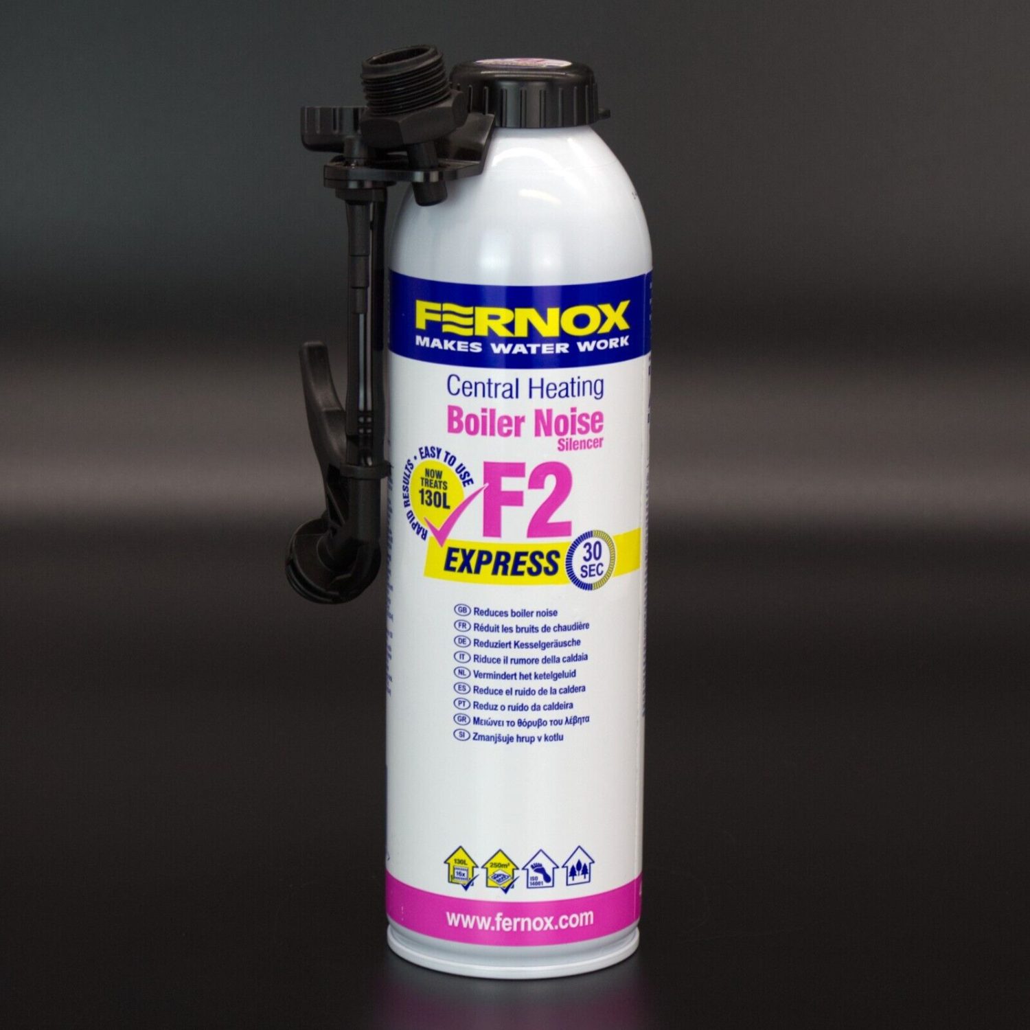 Fernox F2 Express Boiler Noise Silencer 400ml Aersol Reduce Boiler Kettling - Image 2
