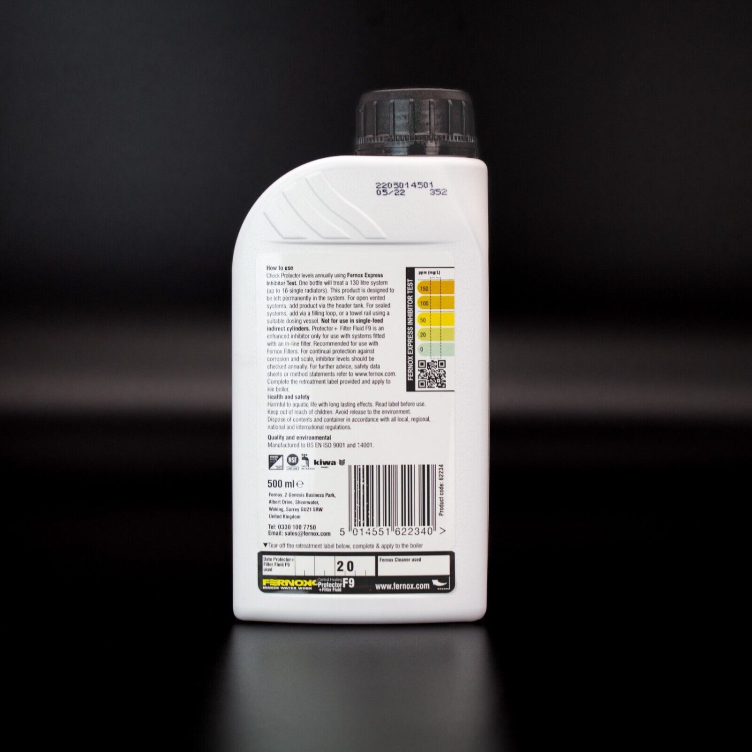 Fernox F9 Plus Filter Fluid Central Heating Protector 500ml for 16 Radiators - Image 4