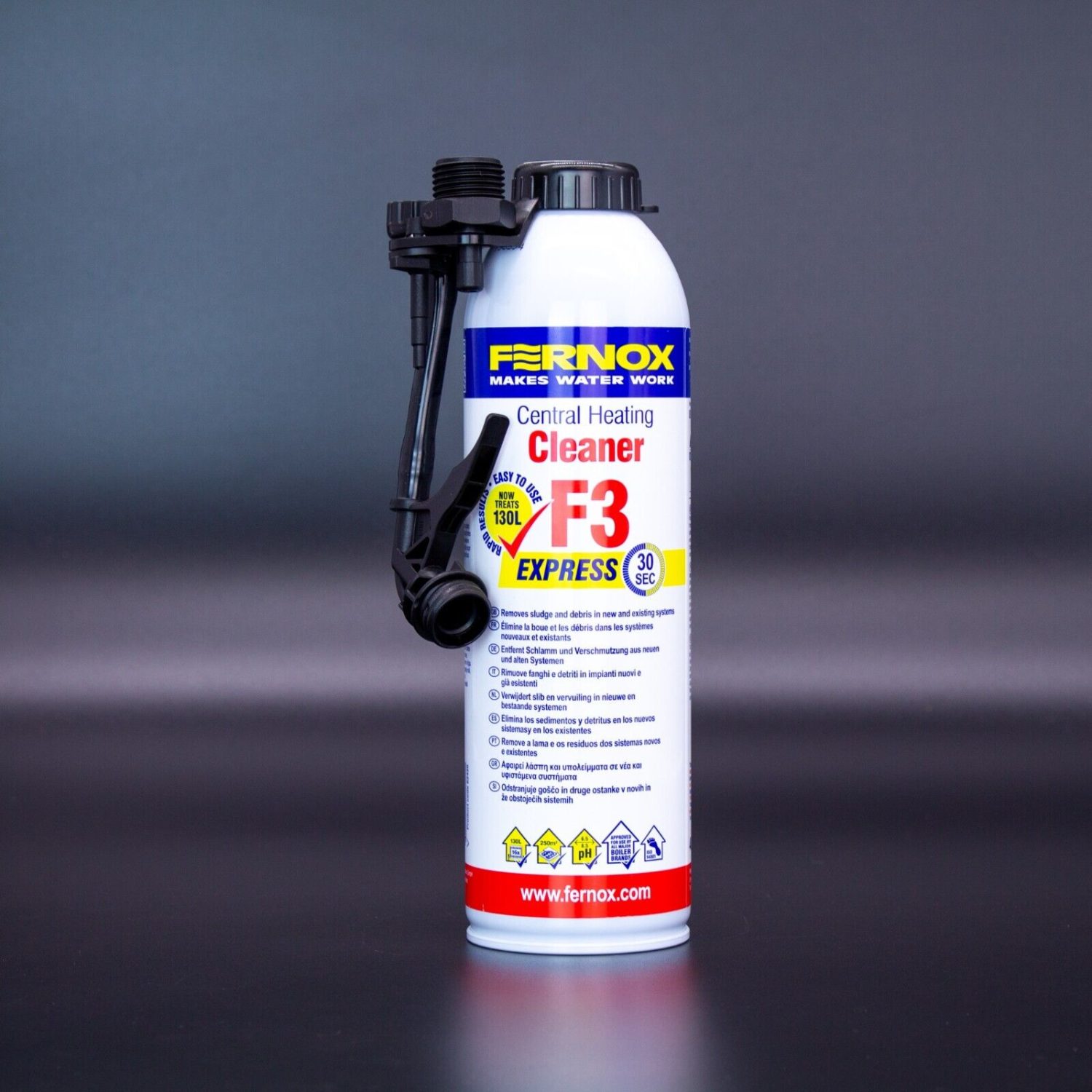 Fernox F3 Express Cleaner 400ml Aerosol Can Universal Ph Neutral Removing Sludge. - Image 7