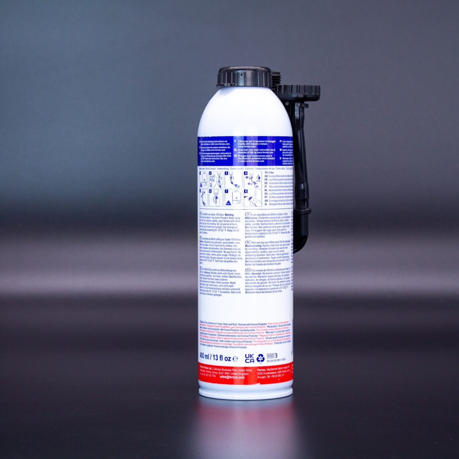Fernox F3 Express Cleaner 400ml Aerosol Can Universal Ph Neutral Removing Sludge. - Image 6