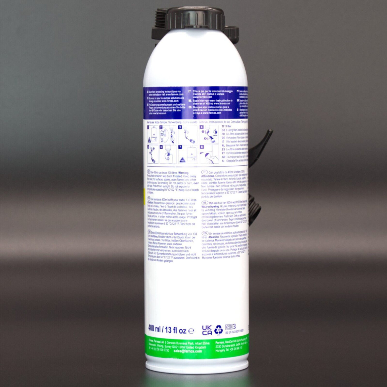 Fernox F4 Express Leak Sealer 400ml Aerosol Reduces Small Leakage Central Heating - Image 5