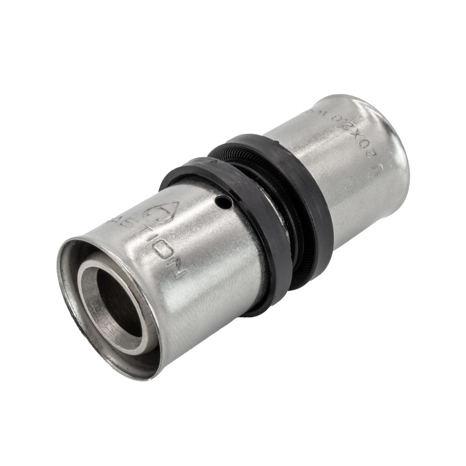 Pex Pipe Straight Fitting 20mm x 20mm Equal Straight Union - U-Profile