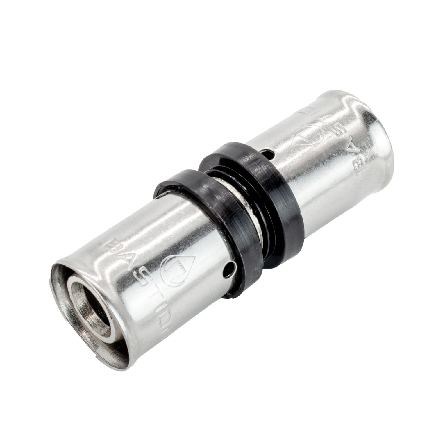 Straight Press Fitting 32mm x 32mm Equal Straight Union - U-Profile