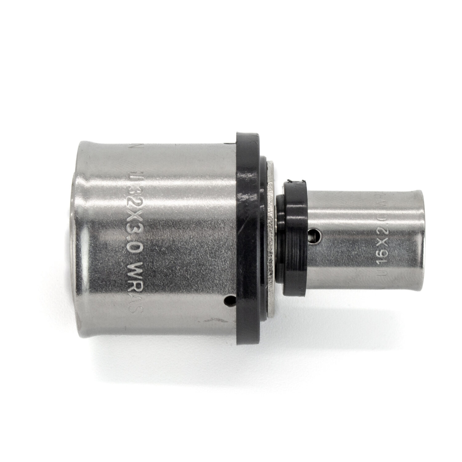 Straight Press Fitting 32mm x 16mm Unequal Straight Union - U-Profile - Image 7