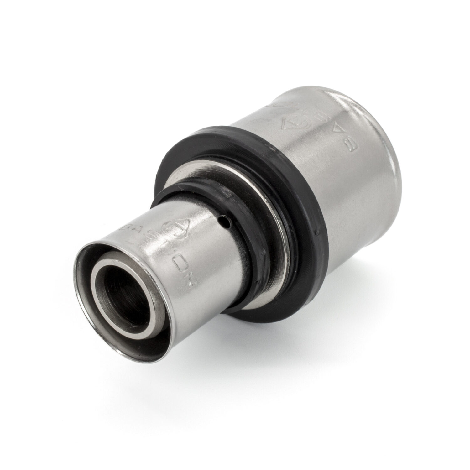 Straight Press Fitting 32mm x 20mm Unequal Straight Union - U-Profile - Image 2