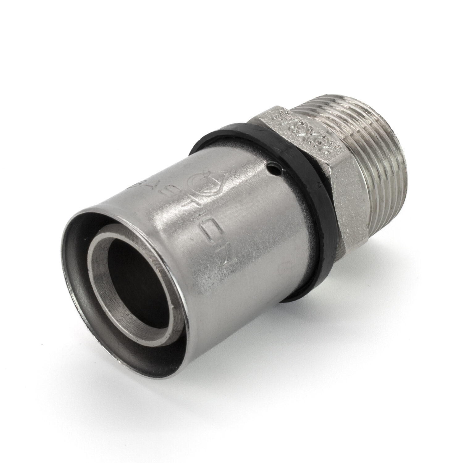 Pex Pipe Straight Fitting 25mm x 3/4M Male Straight Union - U-Profile