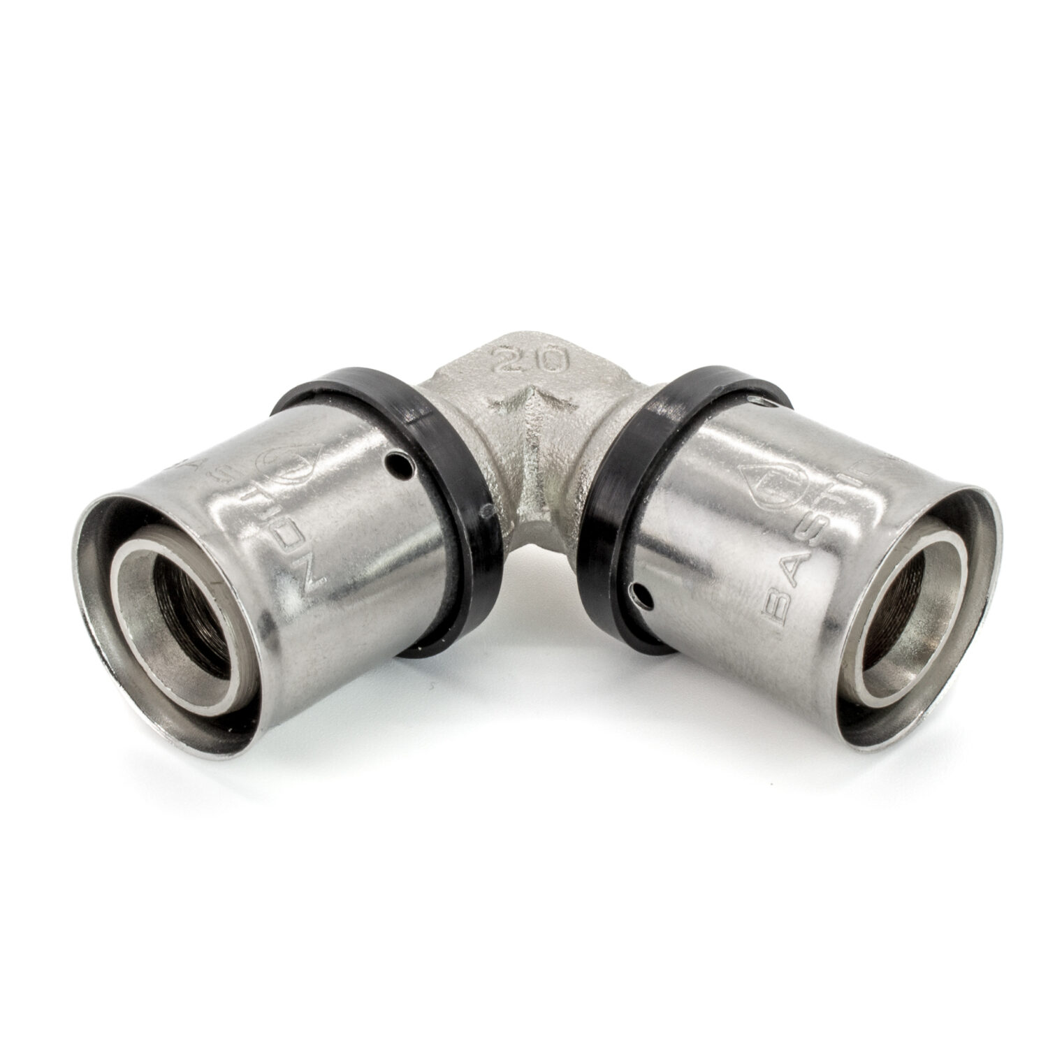 Pex Pipe Fitting Elbow Connector 20mm x 20mm Equal Elbow U-Profile