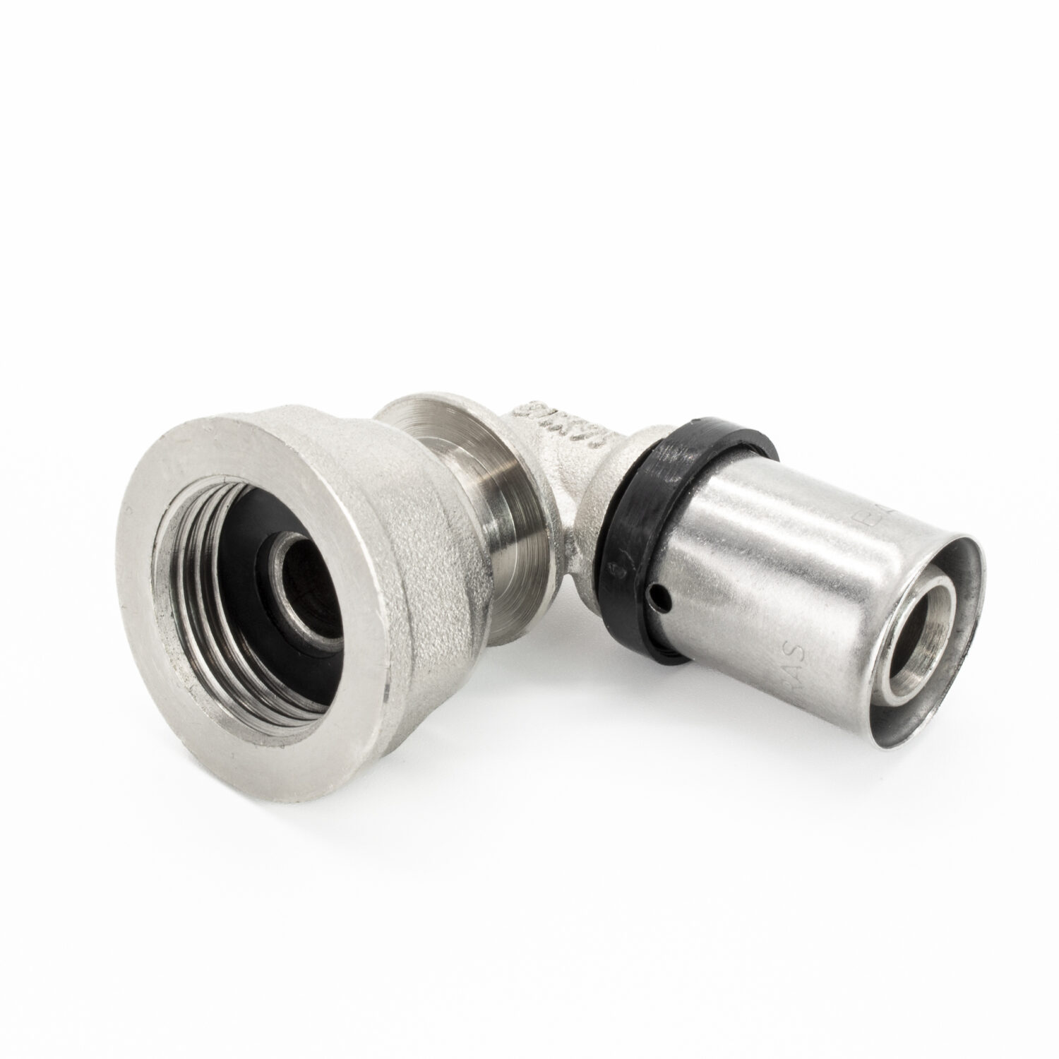 Swivel Elbow Press Fitting 16mm x 1/2F - U-Profile