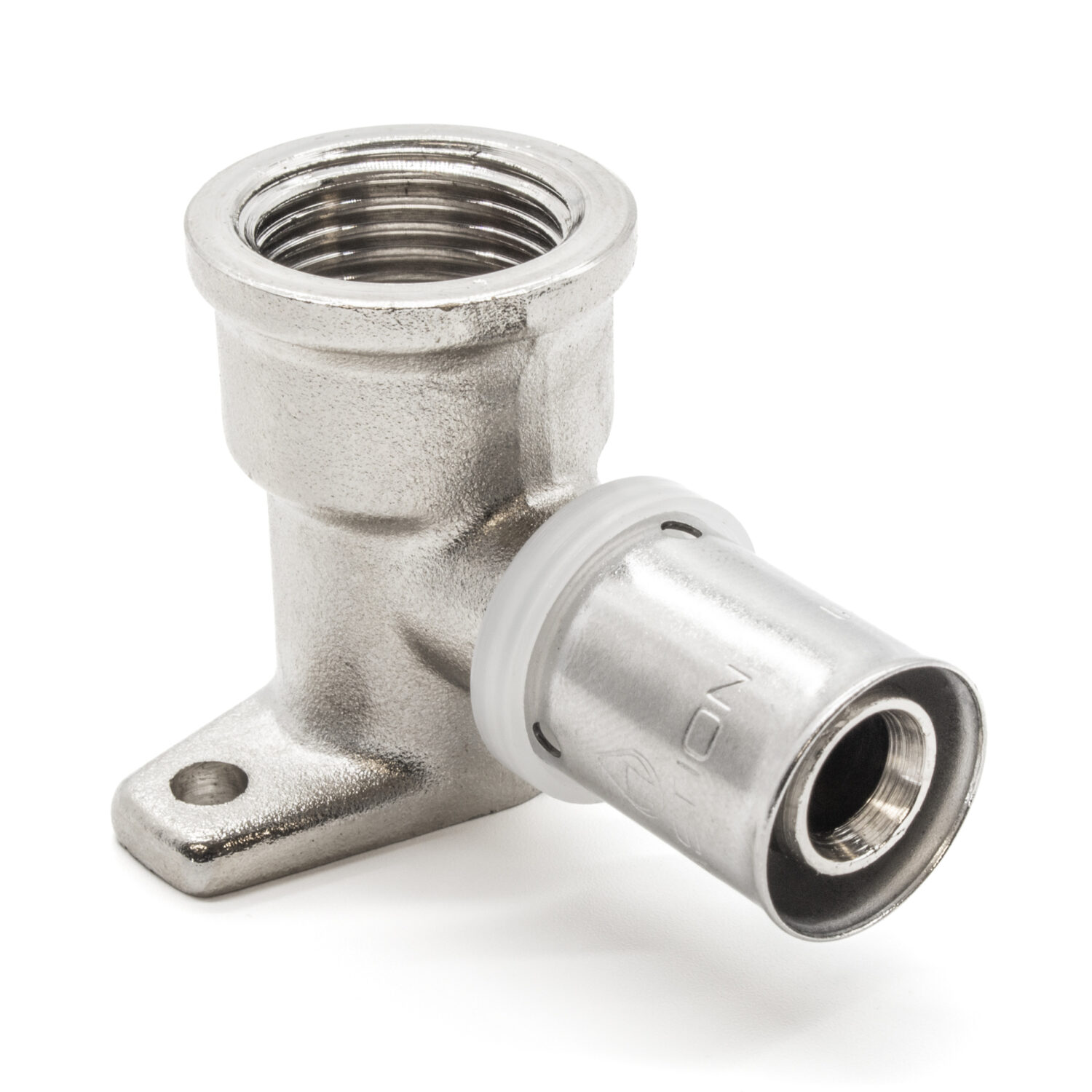 Elbow Connector 16mm x 1/2 F Elbow with Plate Female - U-Profile