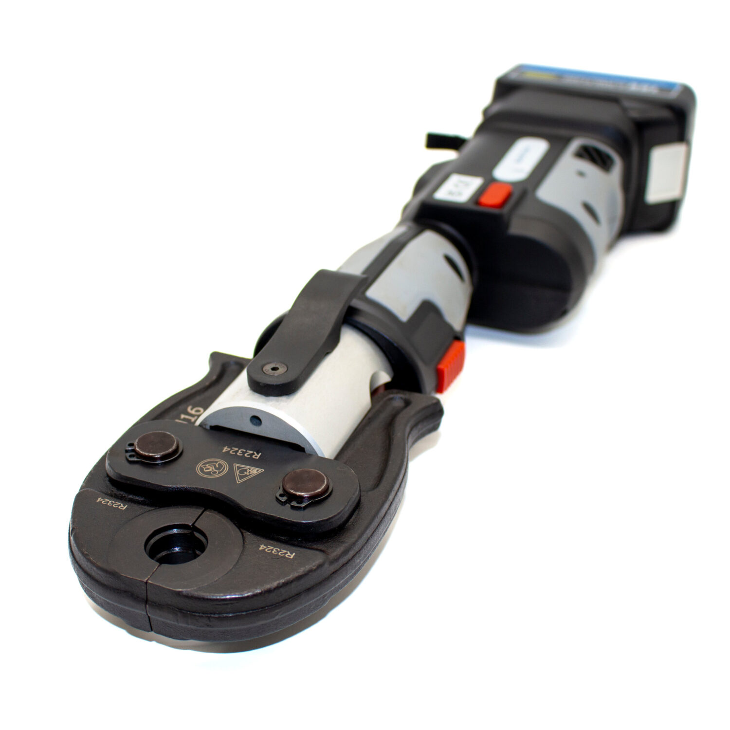 MLCP Press Fitting Tool Automatic Profile Press Fit Kit Tool With 4 Jaws 16mm-32mm & 2 x 18V Batteries - Image 2