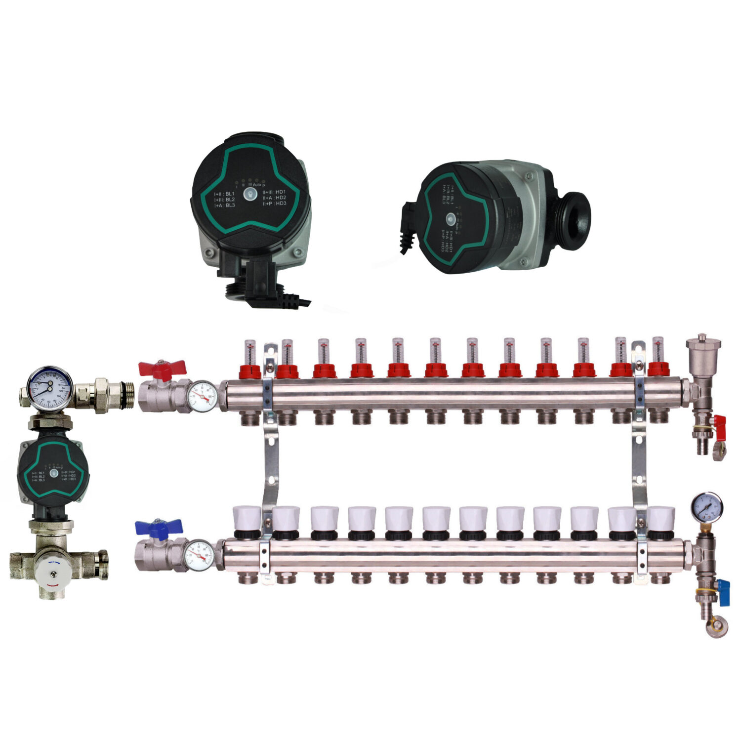 Bastion Pump With Underfloor Heating Manifold And Pump Pack & Valves – Bastion A Rated Pump - 2 to 12 Ports - Image 12