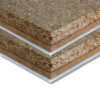Acoustic Floorboards 37mm (Resodeck Direct) – 22mm P5 Chipboard With 5mm polyester fibre & 10mm Fleece Resilient Soundproofing Layer – 2400 x 600 x 37mm