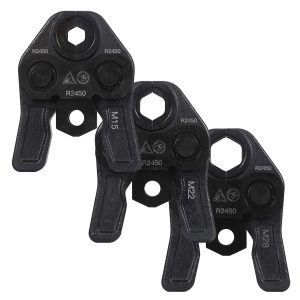 Set of 3 M-Press Jaw Fittings 15mm, 22mm and 28mm - M-Profile Jaws