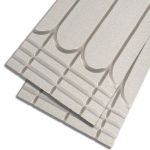 25mm Gypsum UFH Overlay Board - 1000mm x 500mm x 25mm - HeatDeck Universal Design Lightbulb Returns