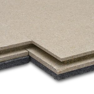 Gypdeck 28 - Dry Screed Acoustic Flooring Panel - Soundproofing for Underfloor Heating - 18mm Gypsum Board With 10mm Fleece - Robust Detail Compliant