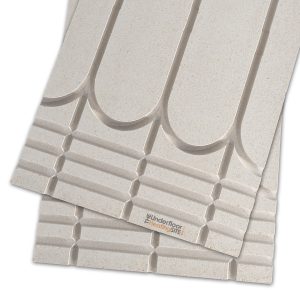 25mm Gypsum UFH Overlay Board - 1000mm x 500mm x 25mm - HeatDeck Universal Design Lightbulb Returns